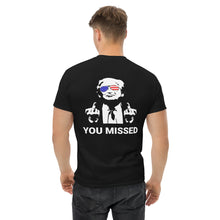 Load image into Gallery viewer, Trump 2024 You Missed Black Shirt
